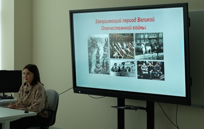 Гимнастки Академии продолжают узнавать о Великой Отечественной войне на занятиях, которые проводят кураторы