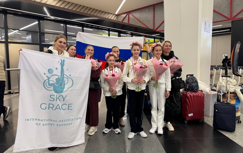 Ulyana Janus, Ksenia Savinova, and Mariia Borisova have returned from Japan