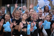 Training camp participants during the final concert
