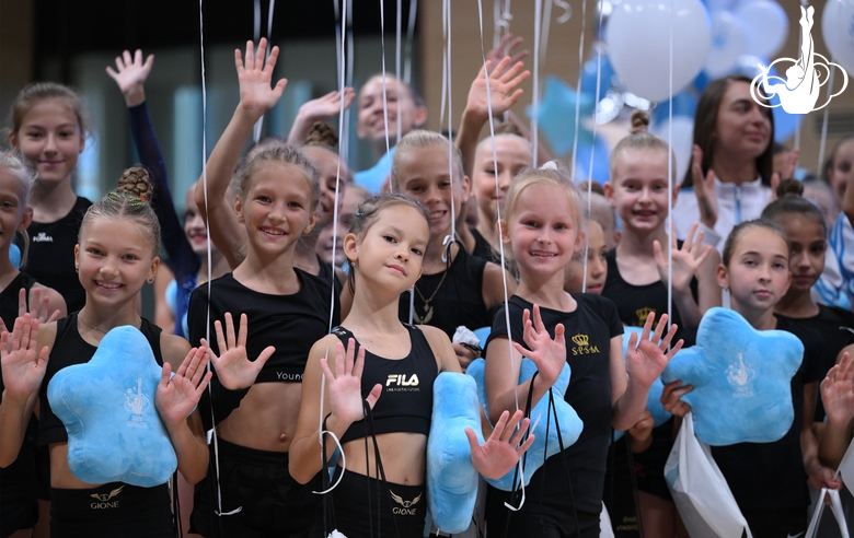 Training camp participants during the final concert