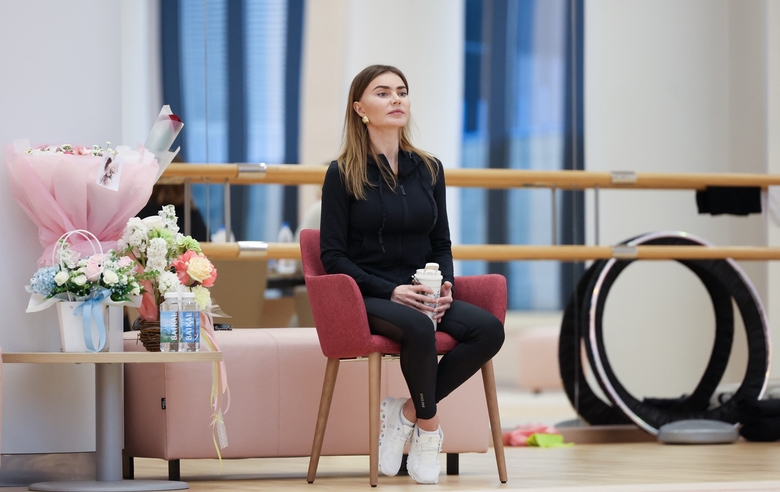May 20, 2026. Olympic champion Alina Kabaeva during training at the Academy