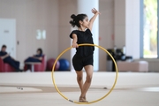 Gymnast Avani Nitesh Kadam during training at the Academy