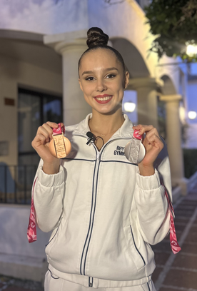 «Эти две медали — наш общий результат». Мария Борисова — об итогах Grand Prix Rhythmic Gymnastics Marbella