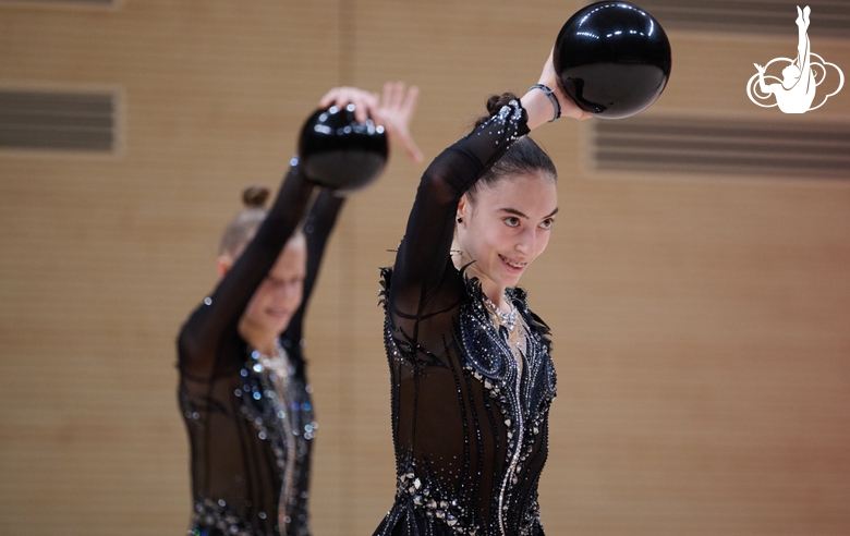 Групповички во время контрольной тренировки перед чемпионатом Европы
