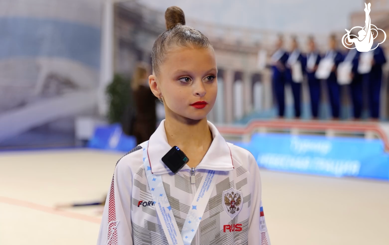 "I want to perform here and perform!" Gymnast Milena Ivanova talks about the Sky Grace Tournament in St.Petersburg