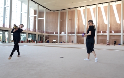 В Академии — работа над новым упражнением!