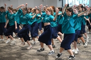 Alla Dukhova's TODES dance studio dancers at the Martial Arts Academy