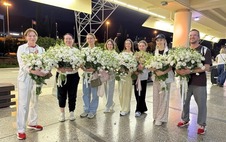 Part of the Russian delegation returned to Sochi from the World Championship