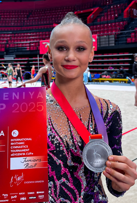 Яна Заикина стала серебряным призером международного турнира Evgeniya Cup в Омске