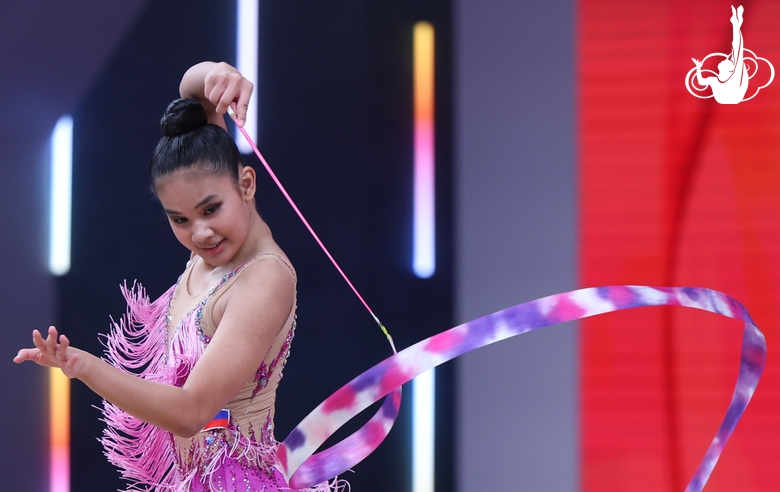 Miquelle Carlia Escalona during the clubs exercise