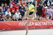 Gymnast  during the performance