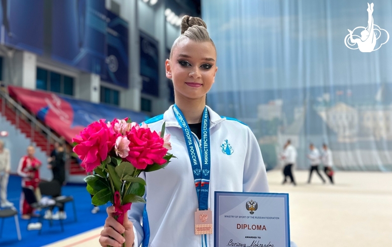 Alexandra Borisova won the bronze medal of the first stage of the Cup of the Strongest