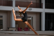 Gymnast during training at the Academy