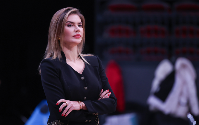 November 14, 2025. Olympic champion Alina Kabaeva during the Sky Grace Cup International Tournament and Beijing Top Open 2025