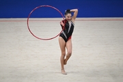 Elisa Valentina Novelo Evia during the hoop exercise
