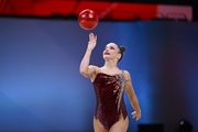 Milena Shchenyatskaya during the ball exercise