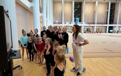 Our gymnasts receive incredible support from the first day of the Russian Championships!