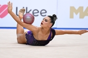 Lala Kramarenko during the ball exercise