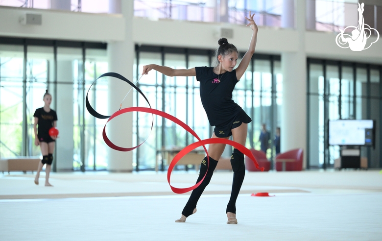 Nicole Rimarachin Diaz during the recovery camp at the Academy
