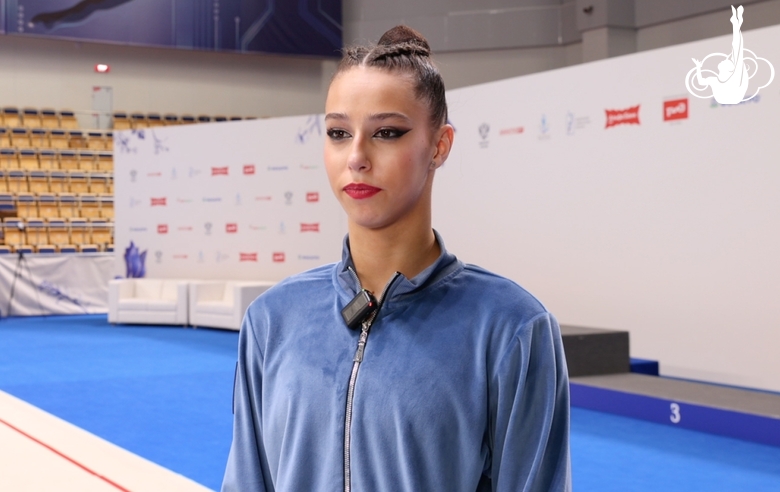 Nicole Leuta from Belarus shares the secret of planché pirouette performance at the first stage of the Cup of the Strongest
