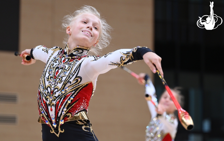 Групповички Академии во время контрольной тренировки перед соревнованиями России и Белоруссии