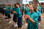 Alla Dukhova's TODES dance studio dancers at the Martial Arts Academy