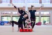 Academy group team during a training session