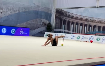 Выступление Эвелины Тандаловой с булавами на первенстве России