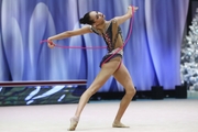 Anastasia Guzenkova (Russia) during the jump rope exercise