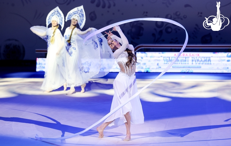 Александра Солдатова на церемонии открытия