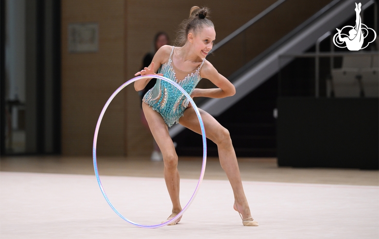 Елена Стюшина во время контрольной тренировки перед вторым этапом «Кубка сильнейших»