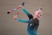 A training camp participant during the performance at the final concert