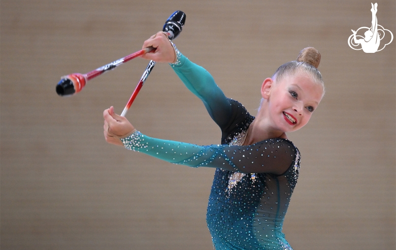 A training camp participant during the performance at the final concert