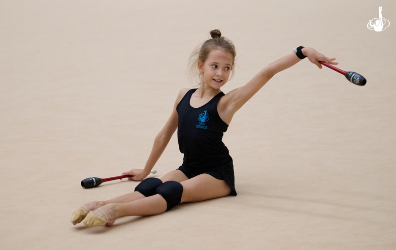 Alisa Shunina during a training session at the Academy