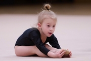 Young gymnast during the selection process