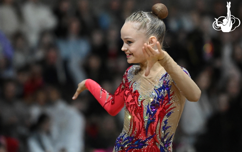 Gymnast  during the performance