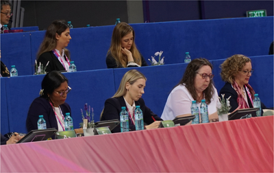 Ольга Фролова и Ольга Минигалина — в судейской коллегии этапа Кубка мира в Софии