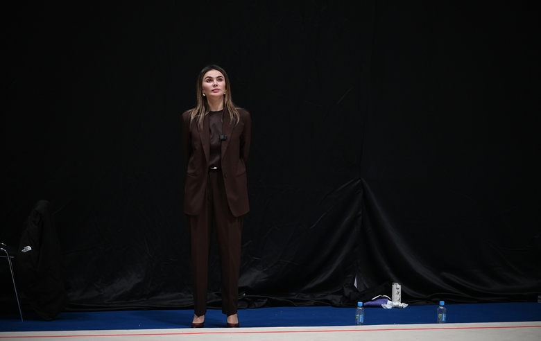 September 19, 2026. Olympic champion Alina Kabaeva at the third stage of the Cup of the Strongest