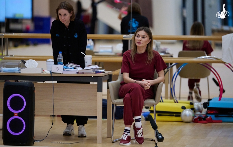 October 1, 2026. Olympic champion Alina Kabaeva during a training session at the Academy