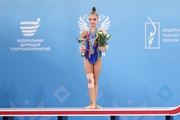Ксения Савинова во время церемонии награждения