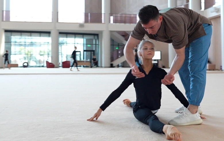 Russian national team choreographer Kirill Barkan is at the Academy