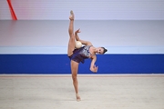 Vladislava Nikolaenko during the ball exercise