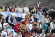 Gymnast  during the performance