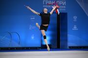 Alina Rechkina during podium training