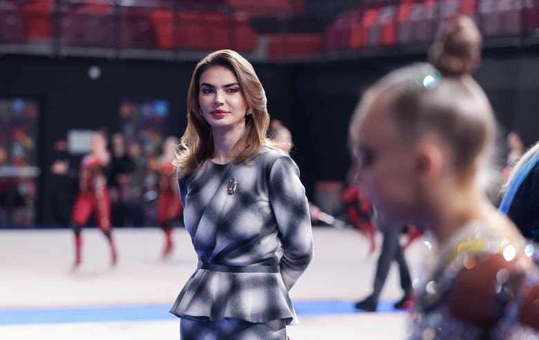 February 28, 2026. Olympic champion Alina Kabaeva at the Russian Championship in Moscow