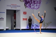 Олимпийская чемпионка Алина Кабаева во время выступления Яны Заикиной