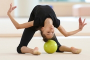 Valeria Medvedeva during the ball exercise