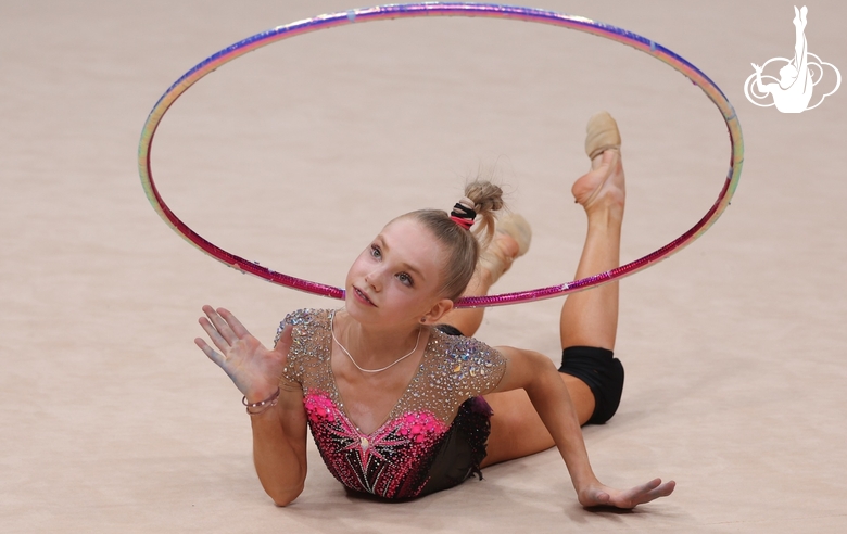 Ева Кононова во время контрольной тренировки перед чемпионатом Европы