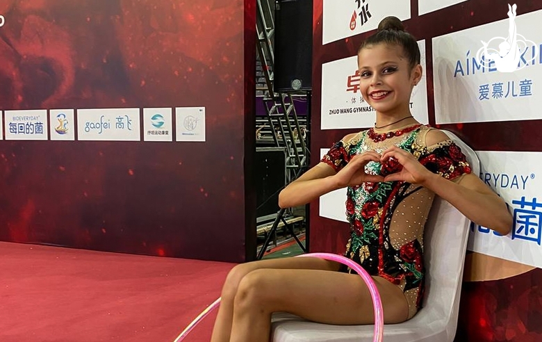 “It was hard with the ribbon, but it was fine with the other objects.” Karolina Tarasova about the Zhong Ling Cup tournament