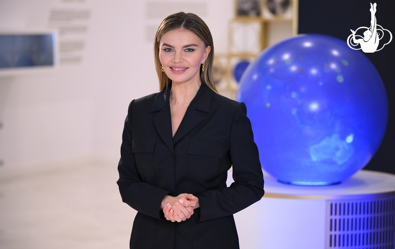 Congratulations on a successful performance at the AEON Cup Club Championship from Olympic champion Alina Kabaeva